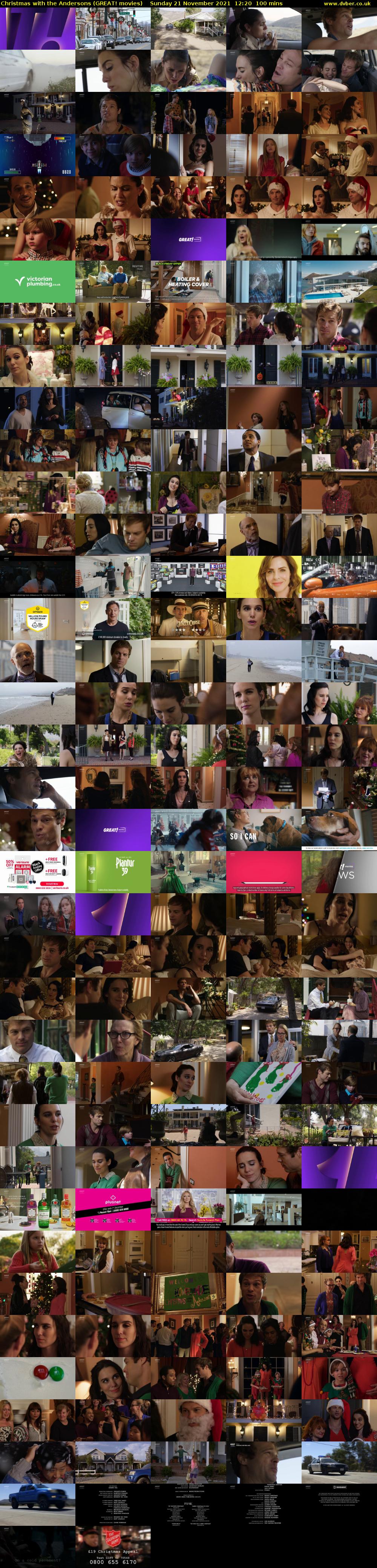 Christmas with the Andersons (GREAT! movies) Sunday 21 November 2021 12:20 - 14:00