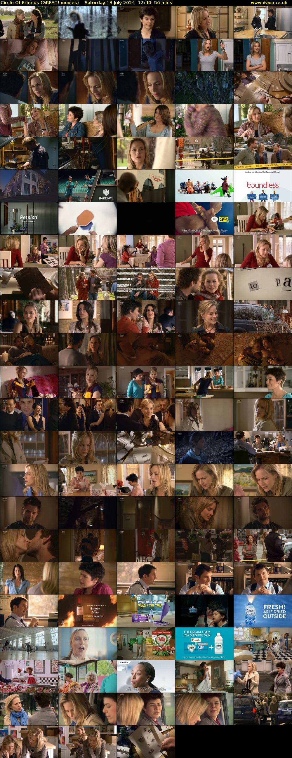 Circle Of Friends (GREAT! movies) Saturday 13 July 2024 12:40 - 13:36