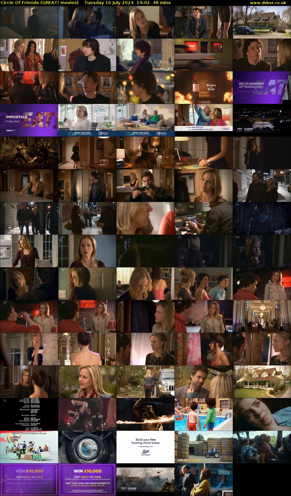 Circle Of Friends (GREAT! movies) Tuesday 16 July 2024 14:02 - 14:50