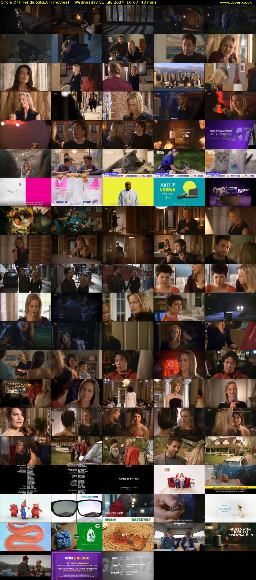 Circle Of Friends (GREAT! movies) Wednesday 31 July 2024 10:07 - 10:55