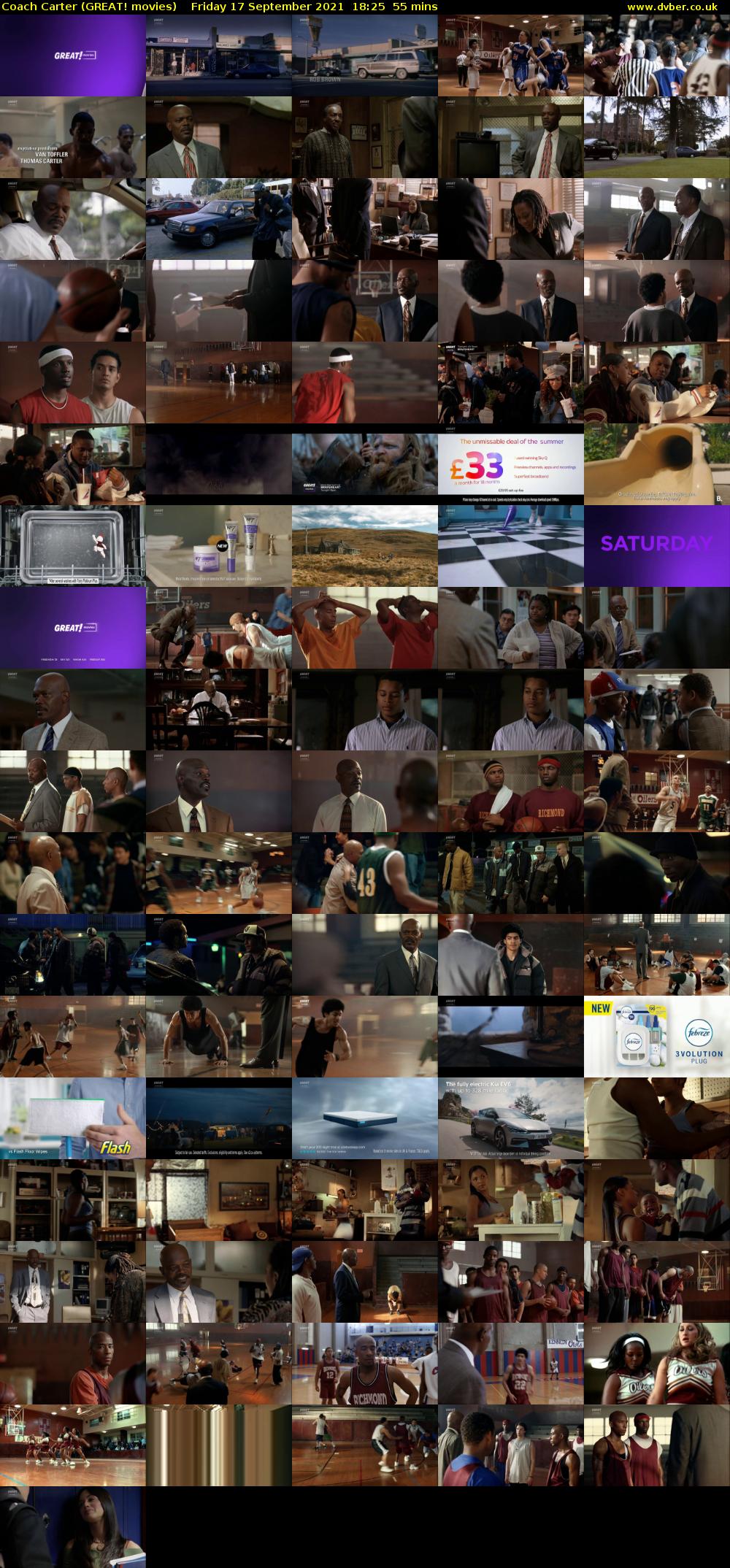 Coach Carter (GREAT! movies) Friday 17 September 2021 18:25 - 19:20