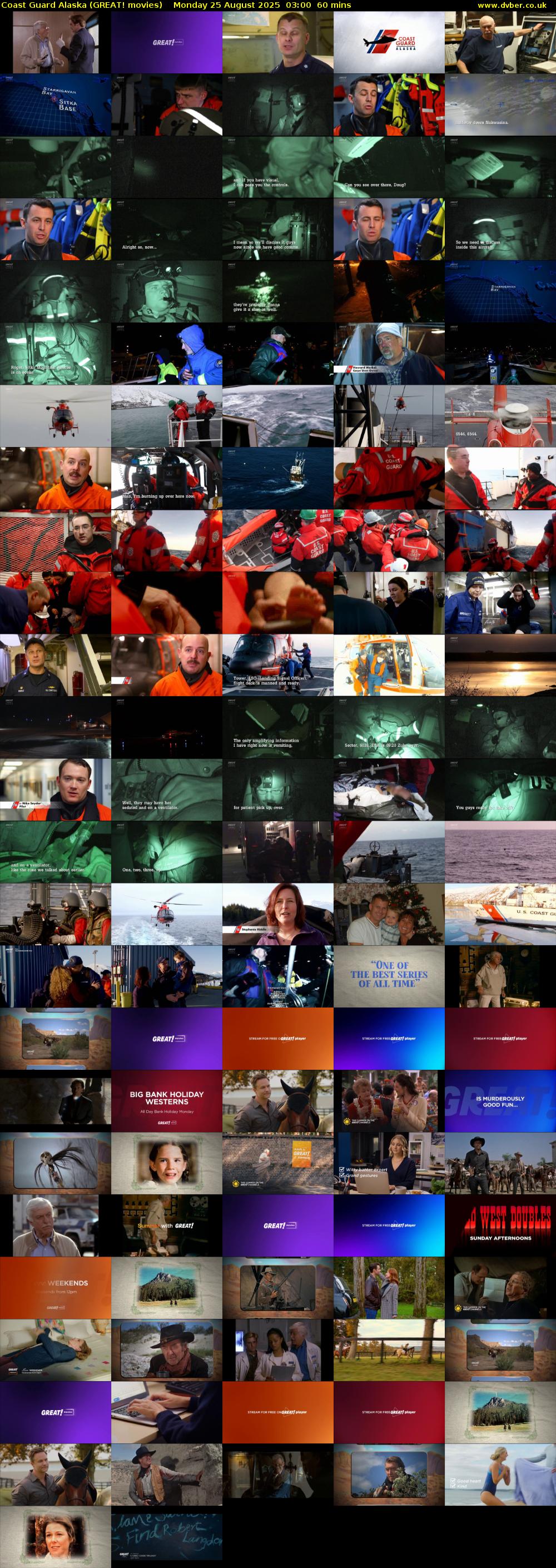 Coast Guard Alaska (GREAT! movies) Monday 25 August 2025 03:00 - 04:00