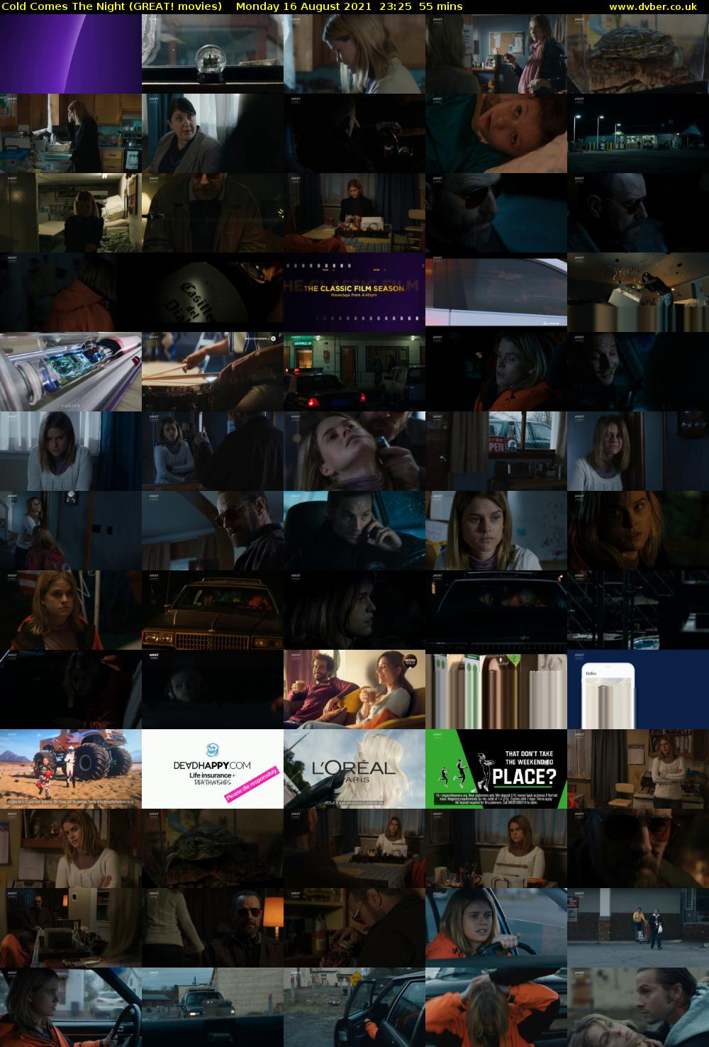 Cold Comes The Night (GREAT! movies) Monday 16 August 2021 23:25 - 00:20