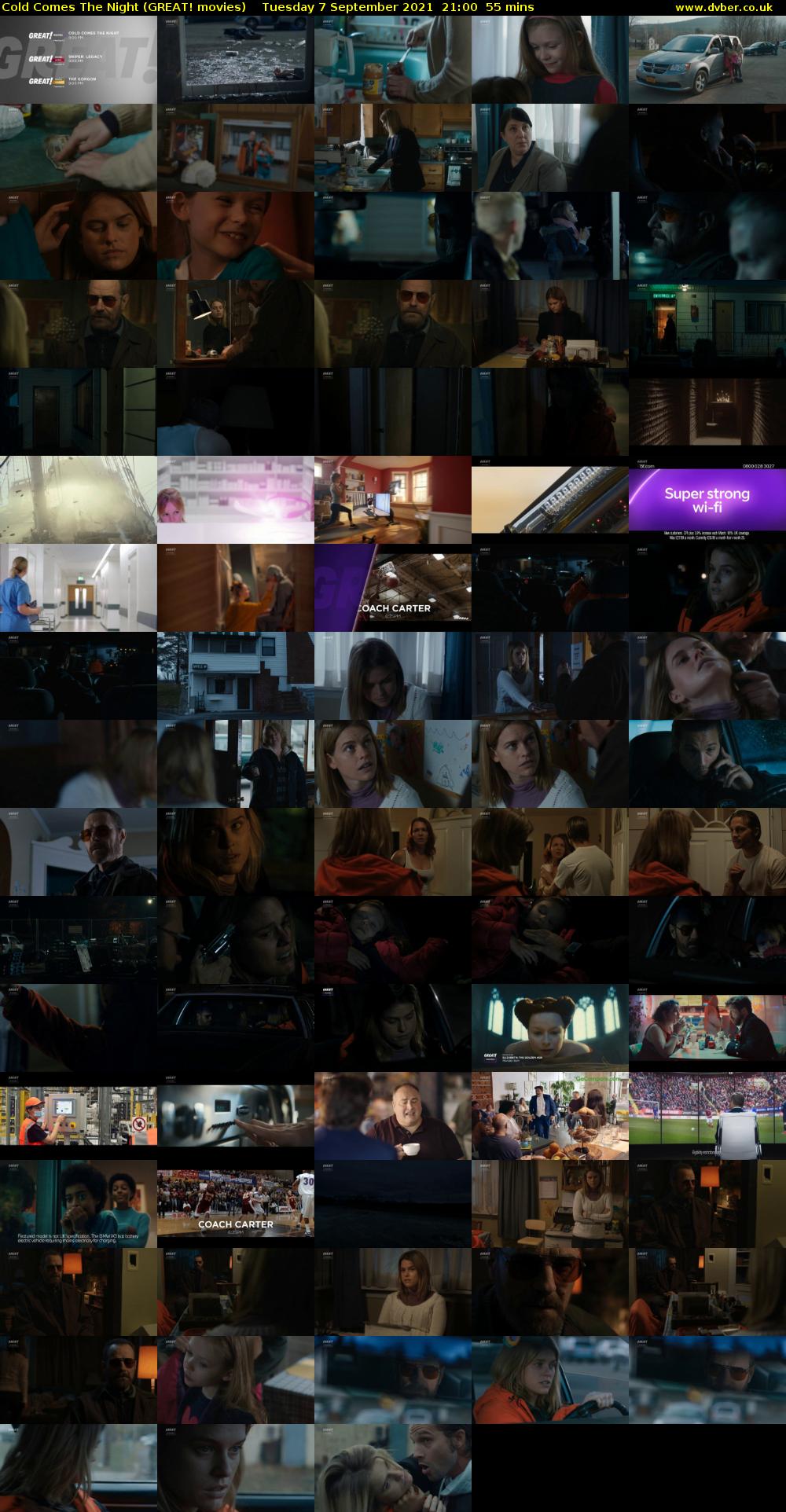 Cold Comes The Night (GREAT! movies) Tuesday 7 September 2021 21:00 - 21:55