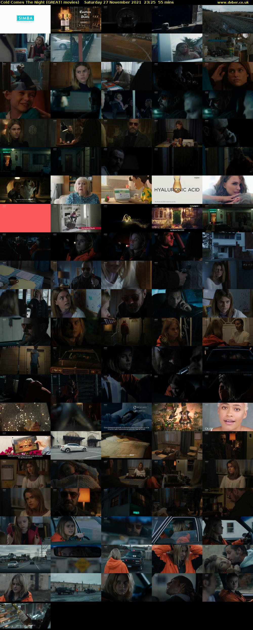 Cold Comes The Night (GREAT! movies) Saturday 27 November 2021 23:25 - 00:20