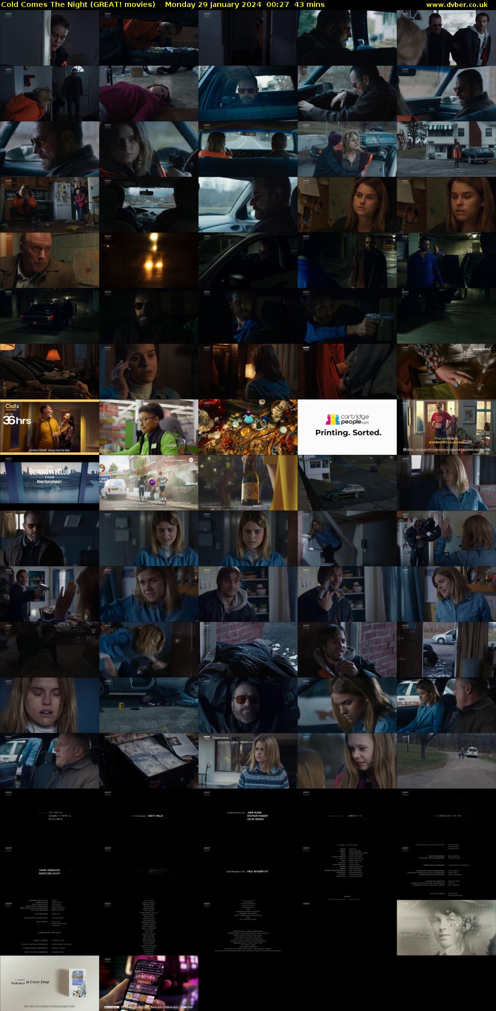 Cold Comes The Night (GREAT! movies) Monday 29 January 2024 00:27 - 01:10