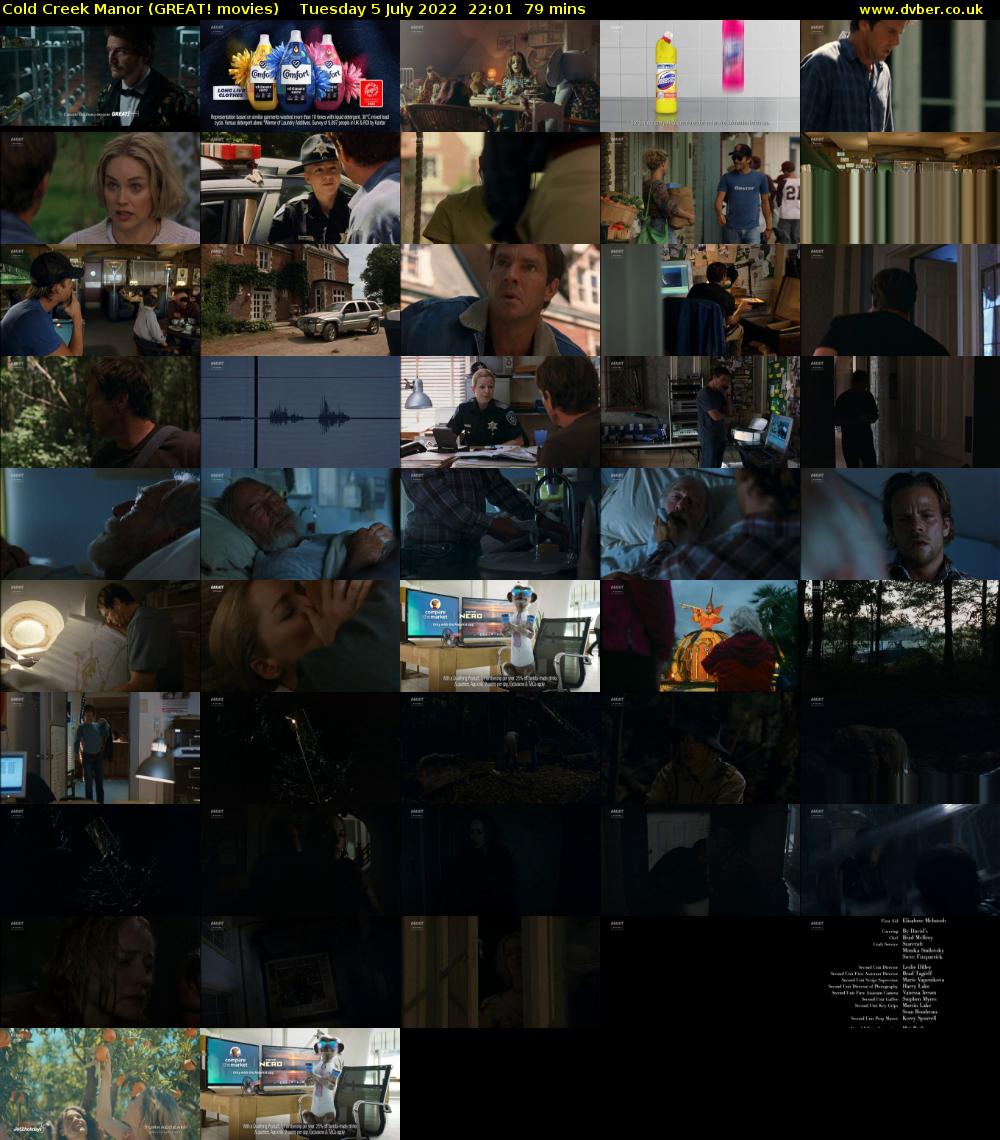 Cold Creek Manor (GREAT! movies) Tuesday 5 July 2022 22:01 - 23:20