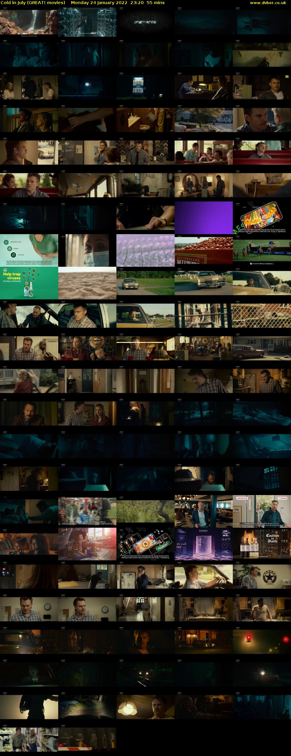 Cold in July (GREAT! movies) Monday 24 January 2022 23:20 - 00:15