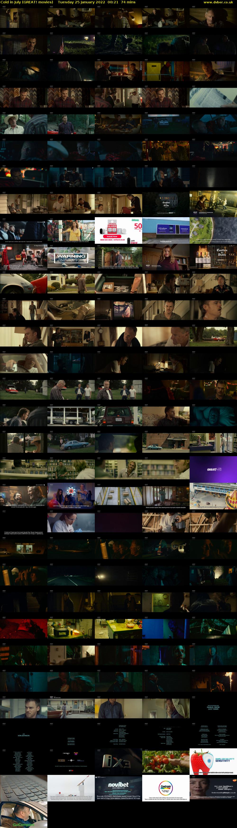 Cold in July (GREAT! movies) Tuesday 25 January 2022 00:21 - 01:35