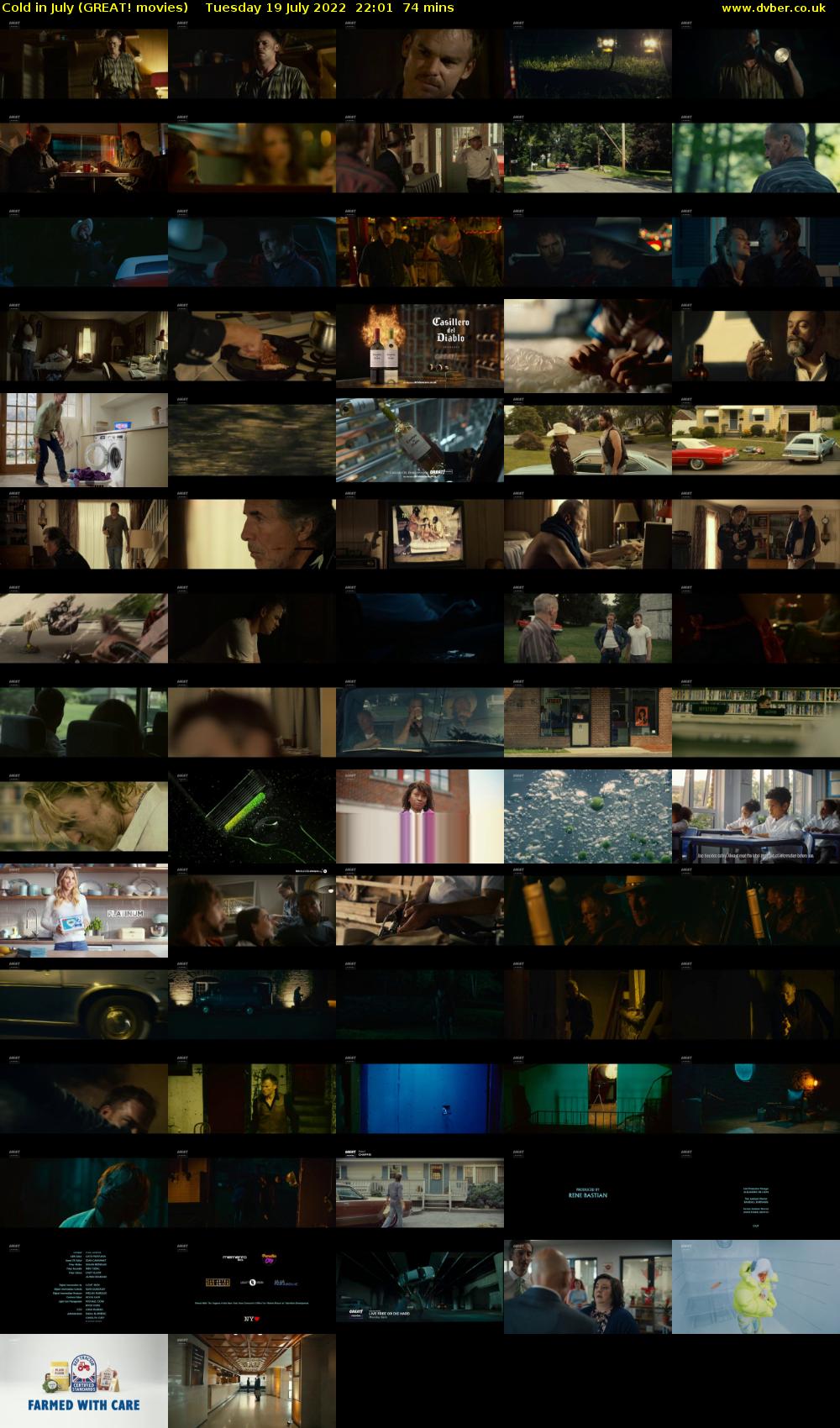 Cold in July (GREAT! movies) Tuesday 19 July 2022 22:01 - 23:15
