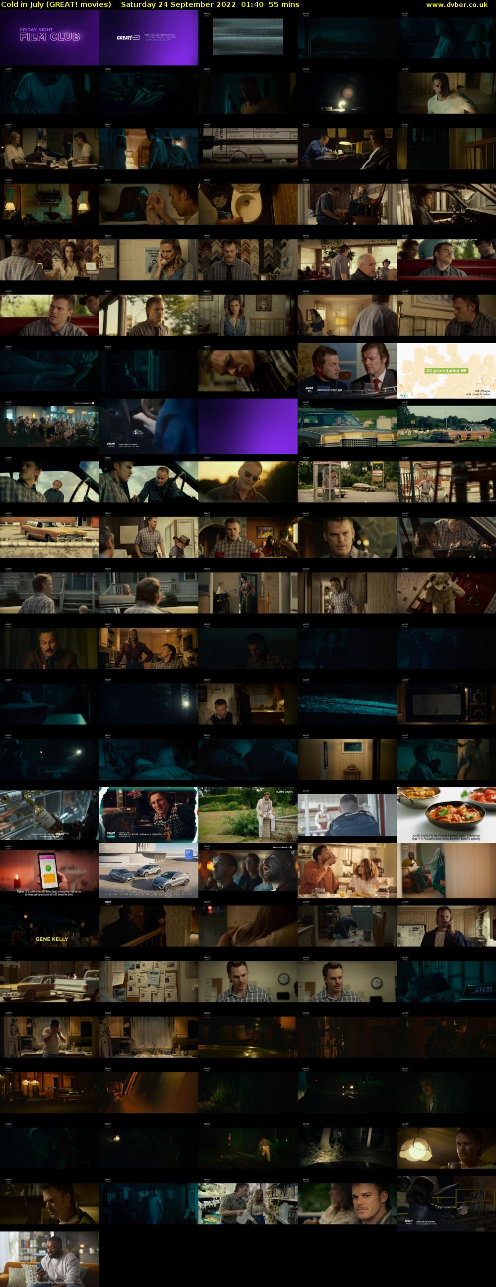Cold in July (GREAT! movies) Saturday 24 September 2022 01:40 - 02:35