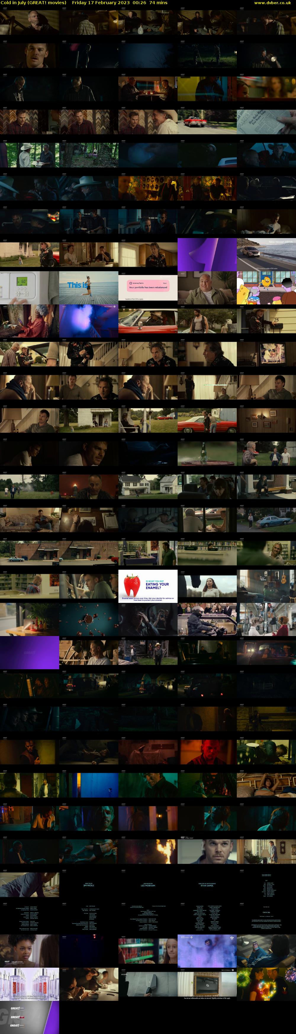 Cold in July (GREAT! movies) Friday 17 February 2023 00:26 - 01:40