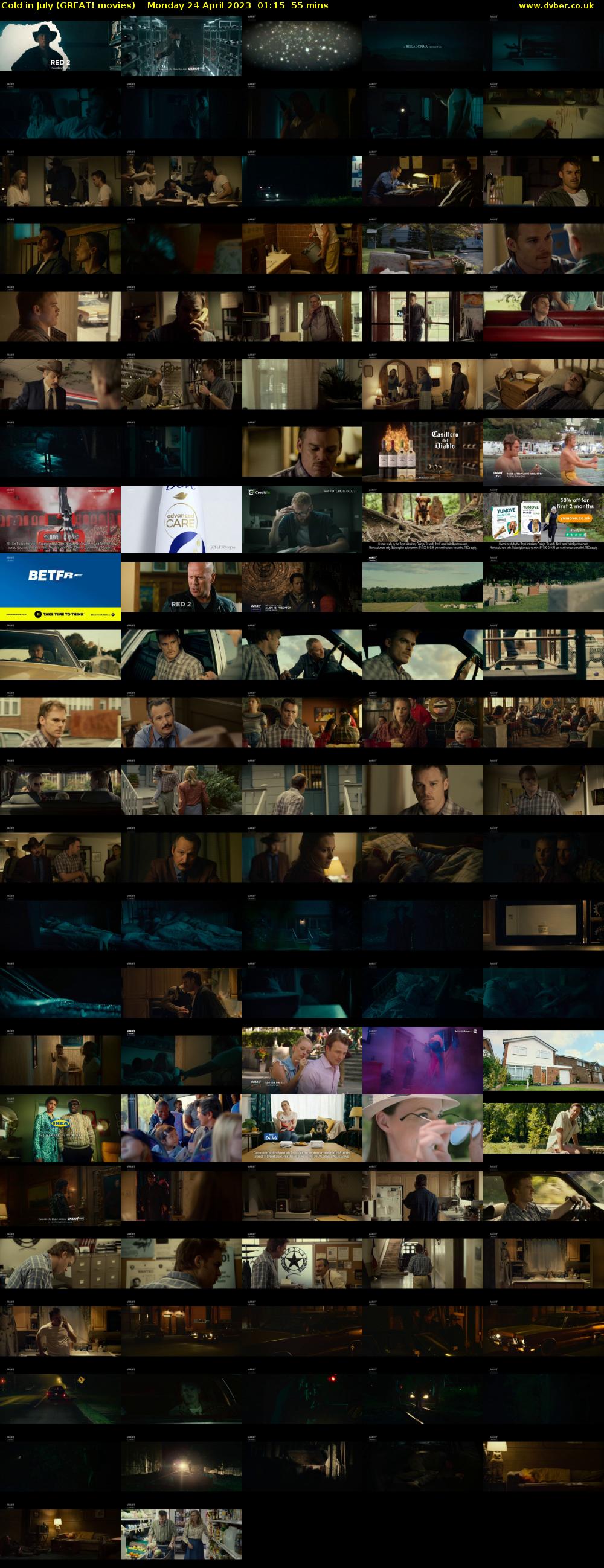 Cold in July (GREAT! movies) Monday 24 April 2023 01:15 - 02:10