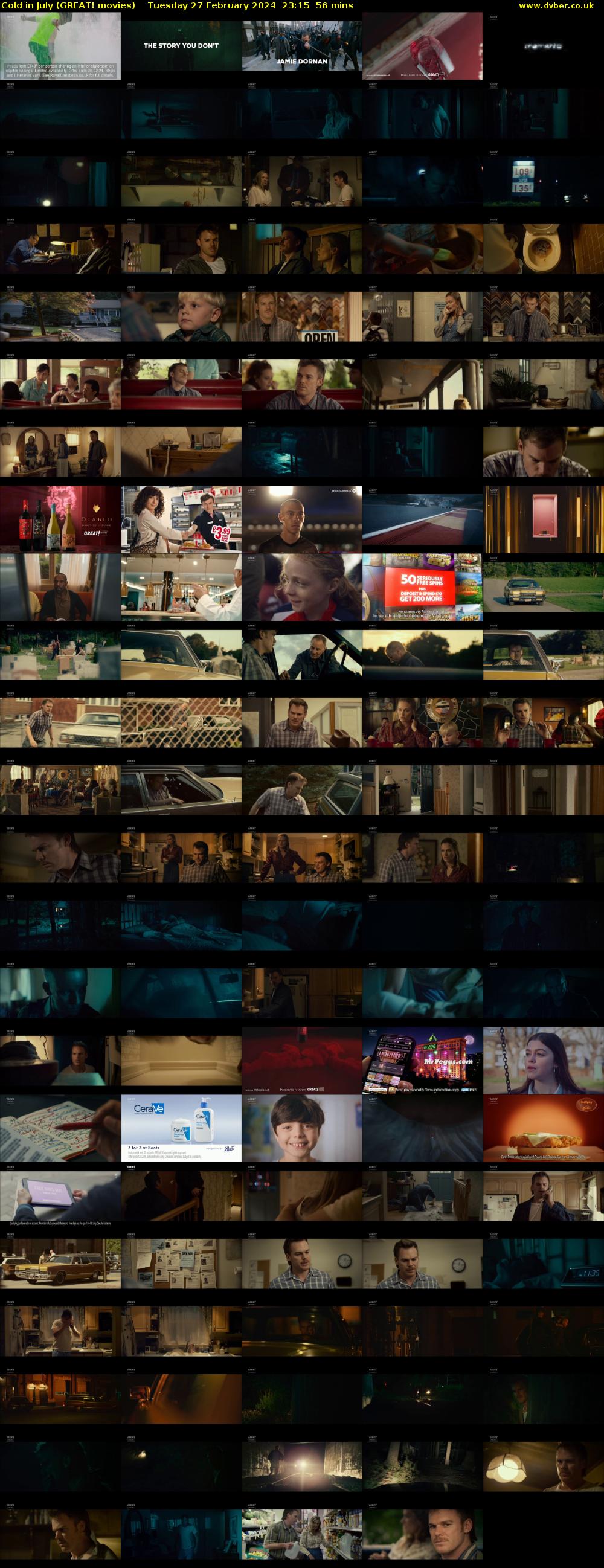 Cold in July (GREAT! movies) Tuesday 27 February 2024 23:15 - 00:11