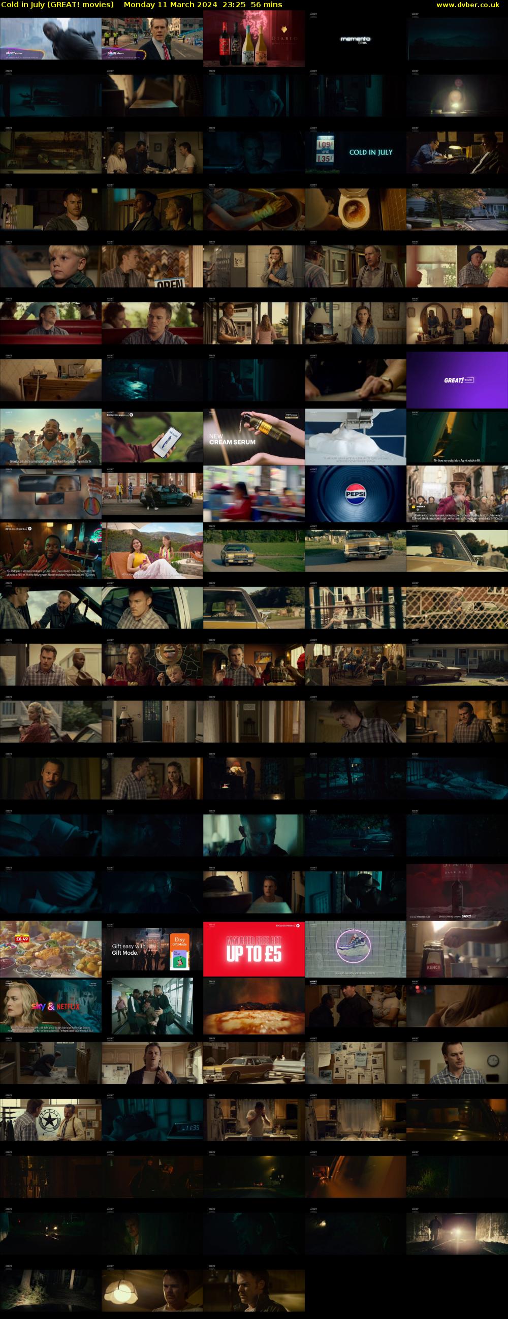 Cold in July (GREAT! movies) Monday 11 March 2024 23:25 - 00:21