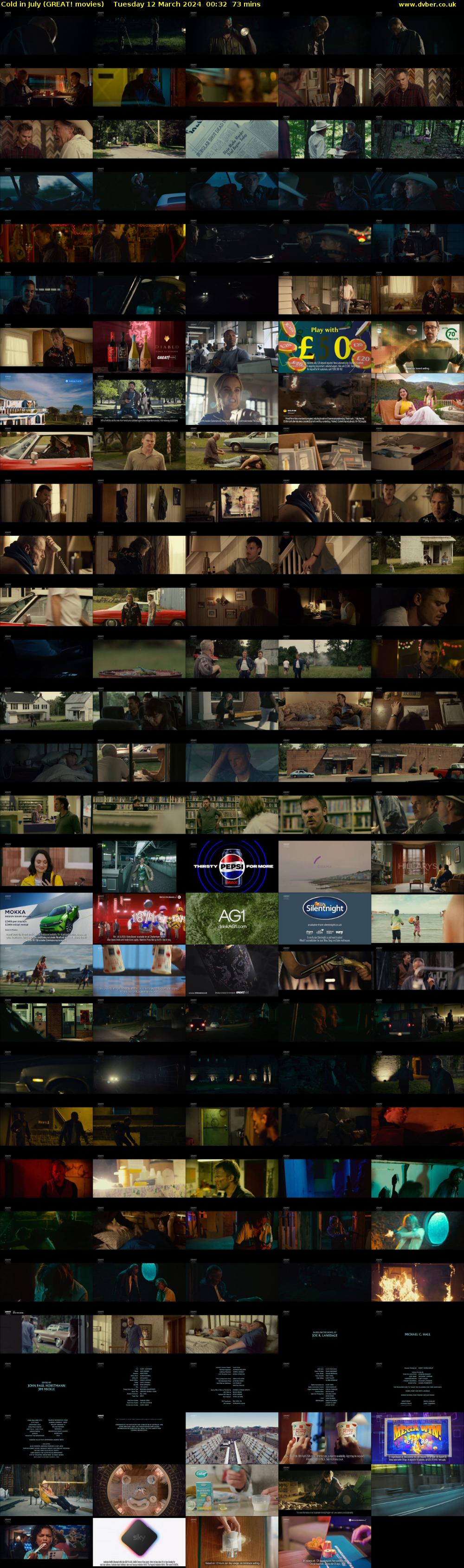 Cold in July (GREAT! movies) Tuesday 12 March 2024 00:32 - 01:45