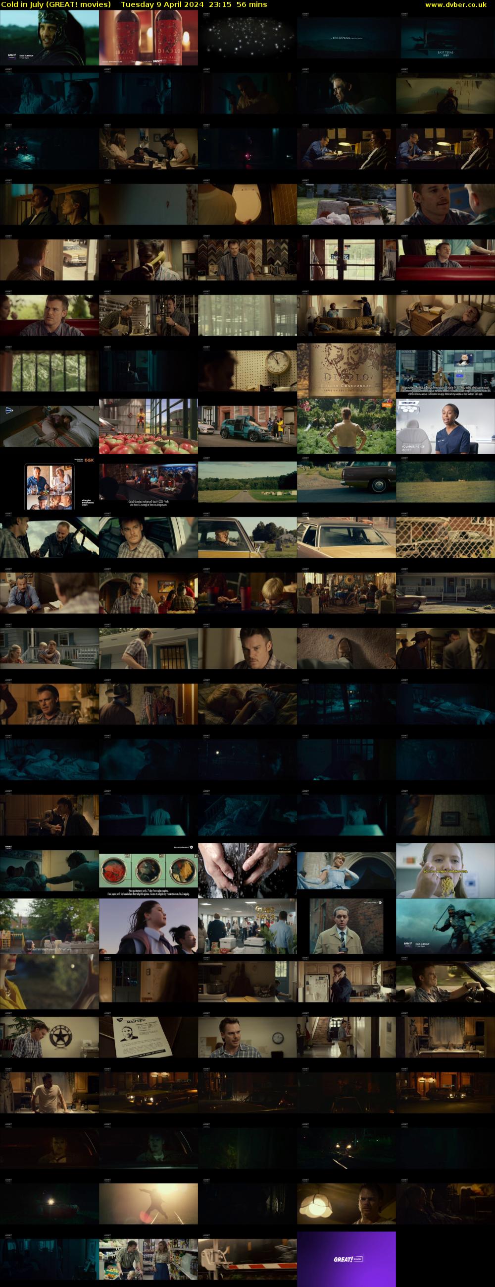 Cold in July (GREAT! movies) Tuesday 9 April 2024 23:15 - 00:11