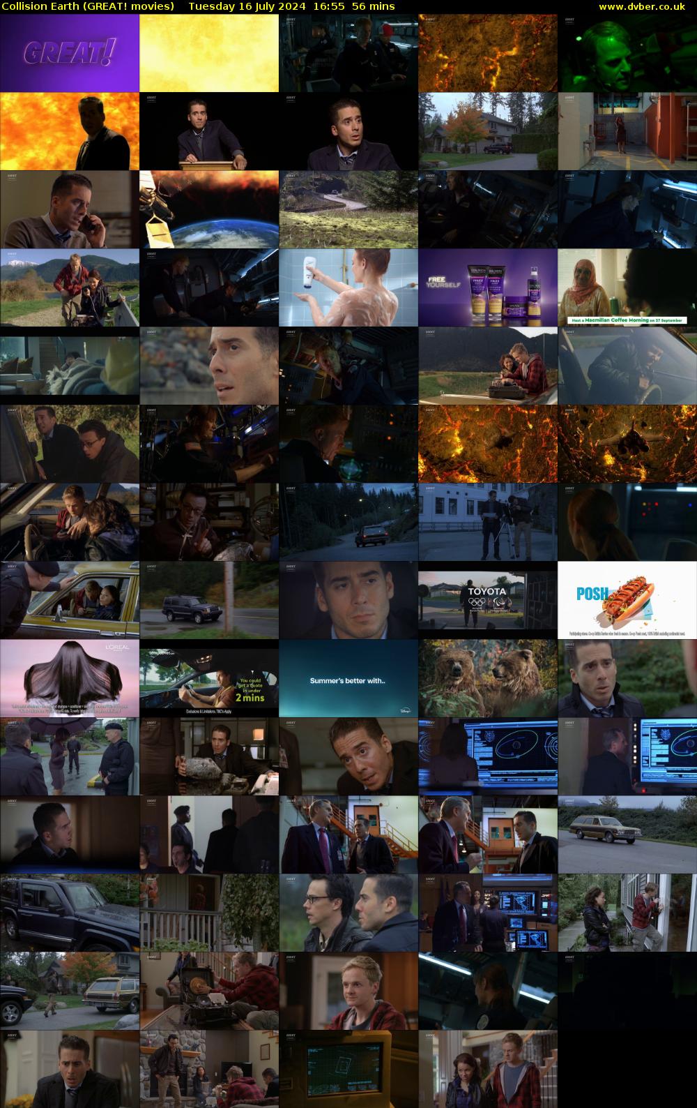 Collision Earth (GREAT! movies) Tuesday 16 July 2024 16:55 - 17:51