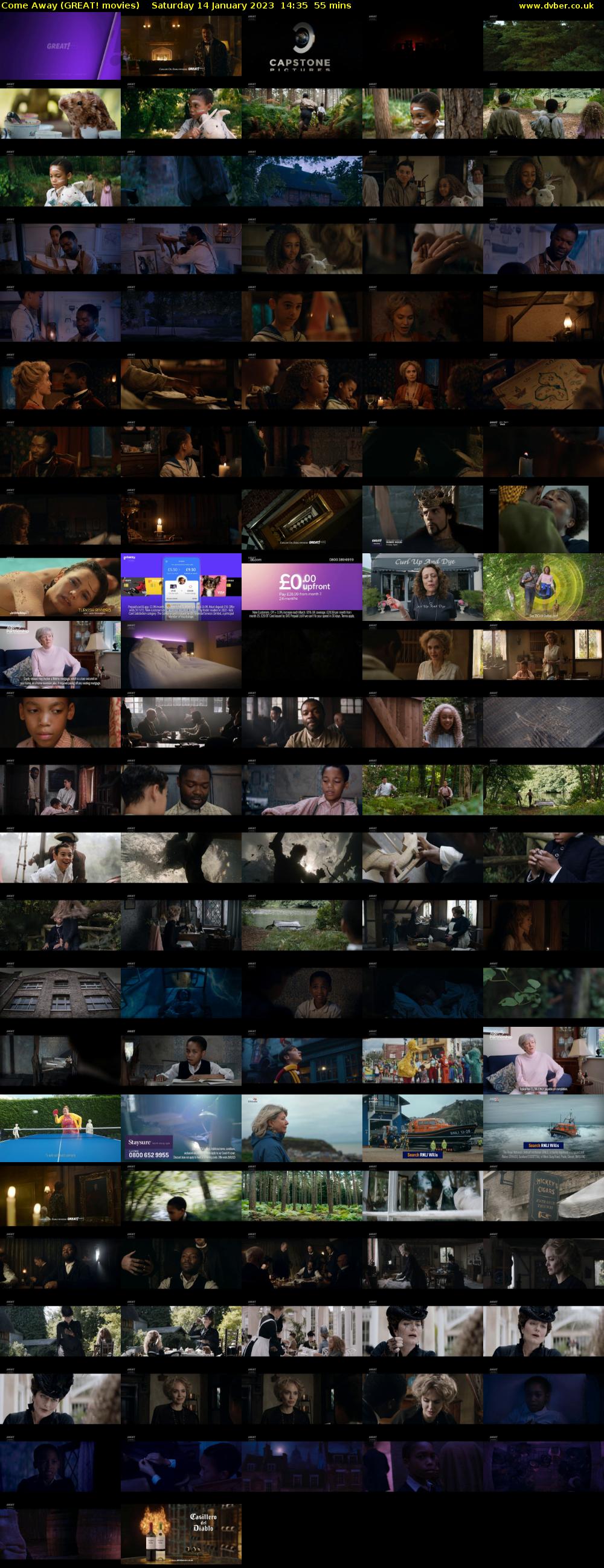 Come Away (GREAT! movies) Saturday 14 January 2023 14:35 - 15:30