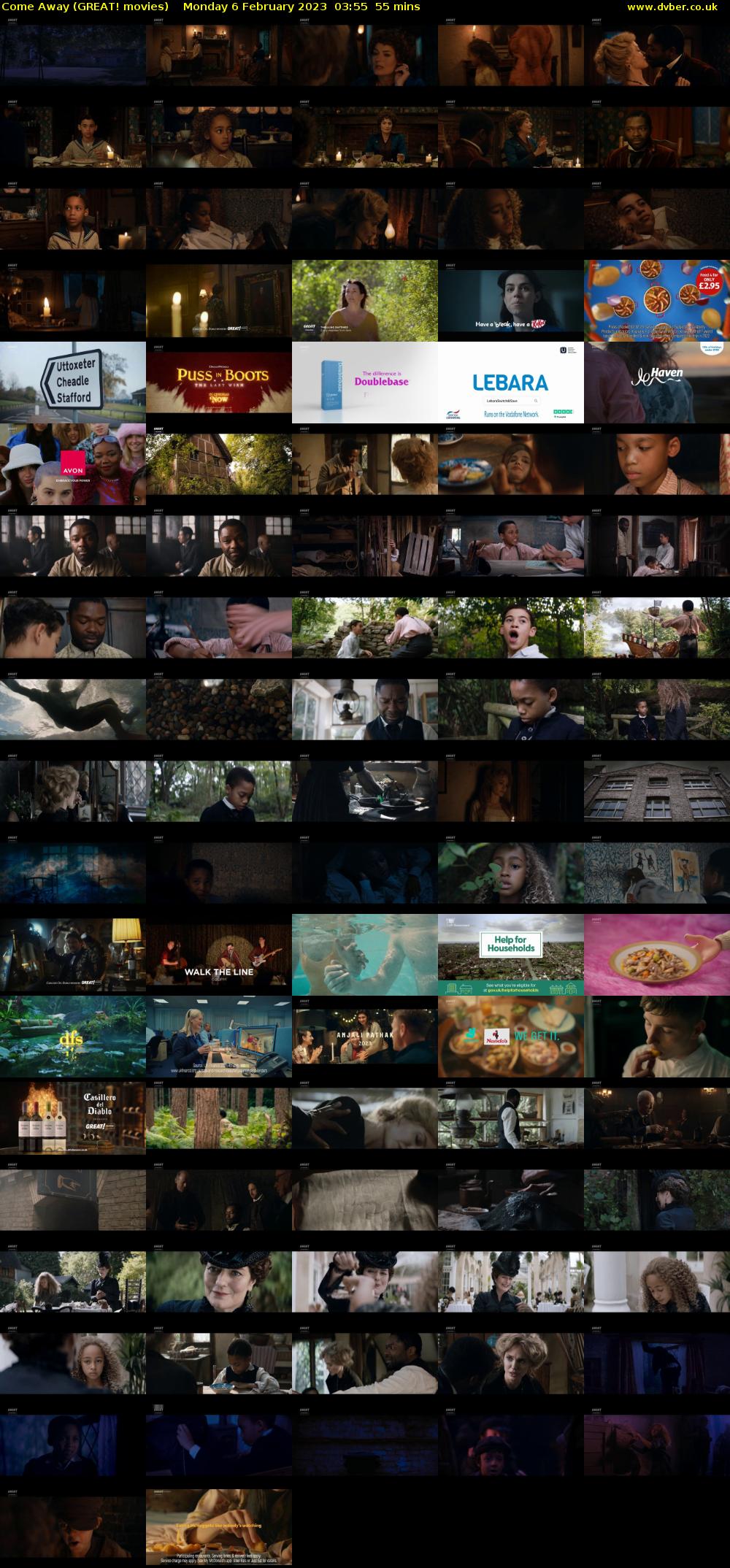 Come Away (GREAT! movies) Monday 6 February 2023 03:55 - 04:50