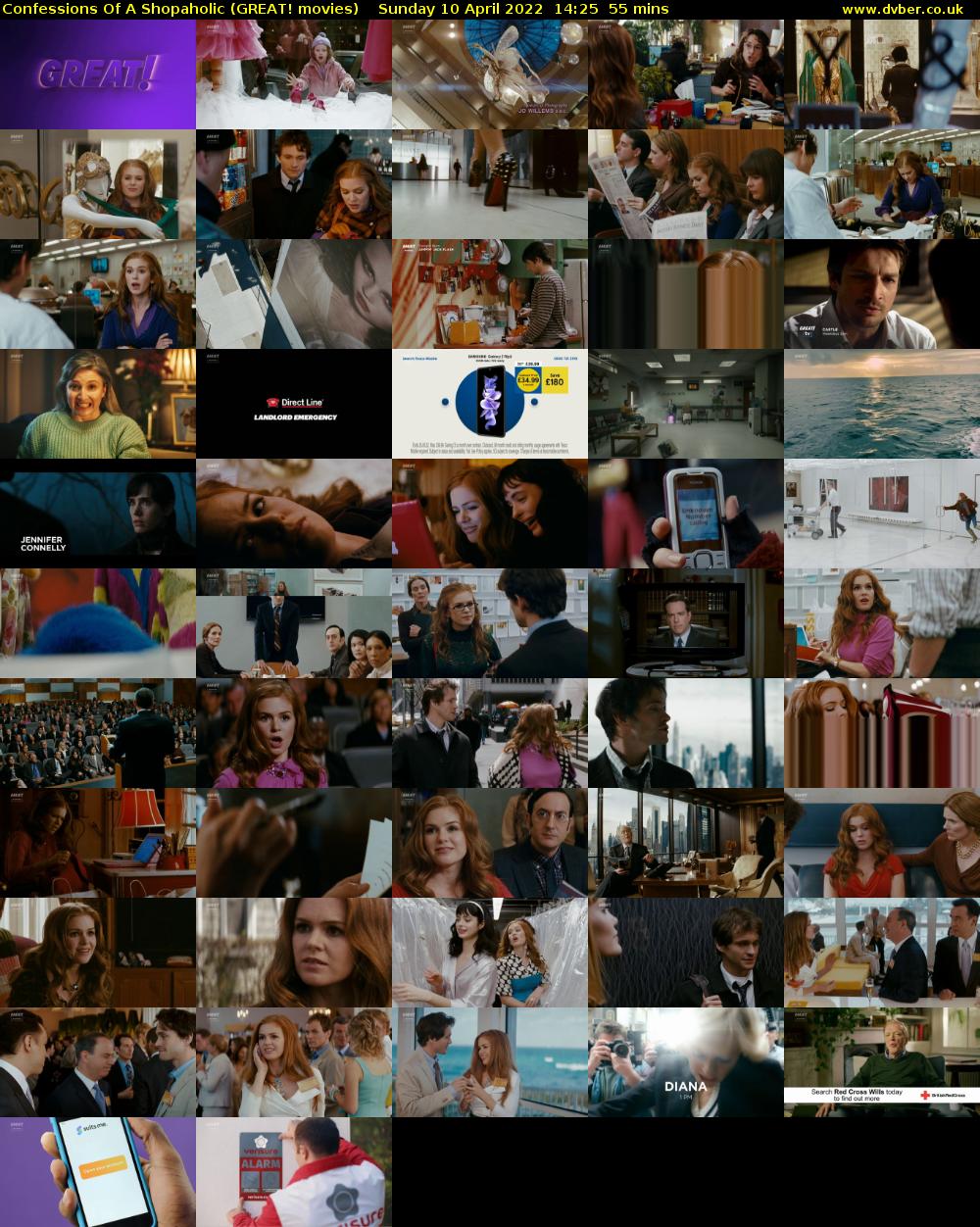 Confessions Of A Shopaholic (GREAT! movies) Sunday 10 April 2022 14:25 - 15:20