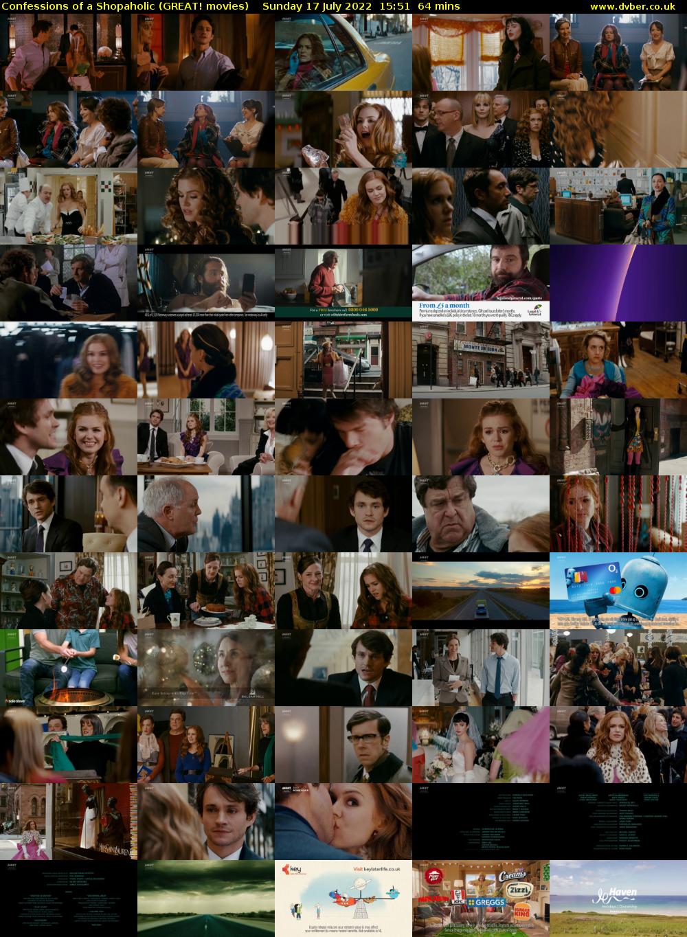Confessions Of A Shopaholic (GREAT! movies) Sunday 17 July 2022 15:51 - 16:55