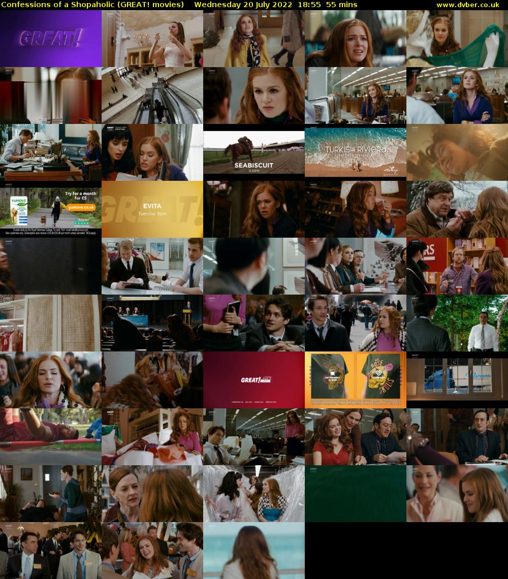 Confessions Of A Shopaholic (GREAT! movies) Wednesday 20 July 2022 18:55 - 19:50