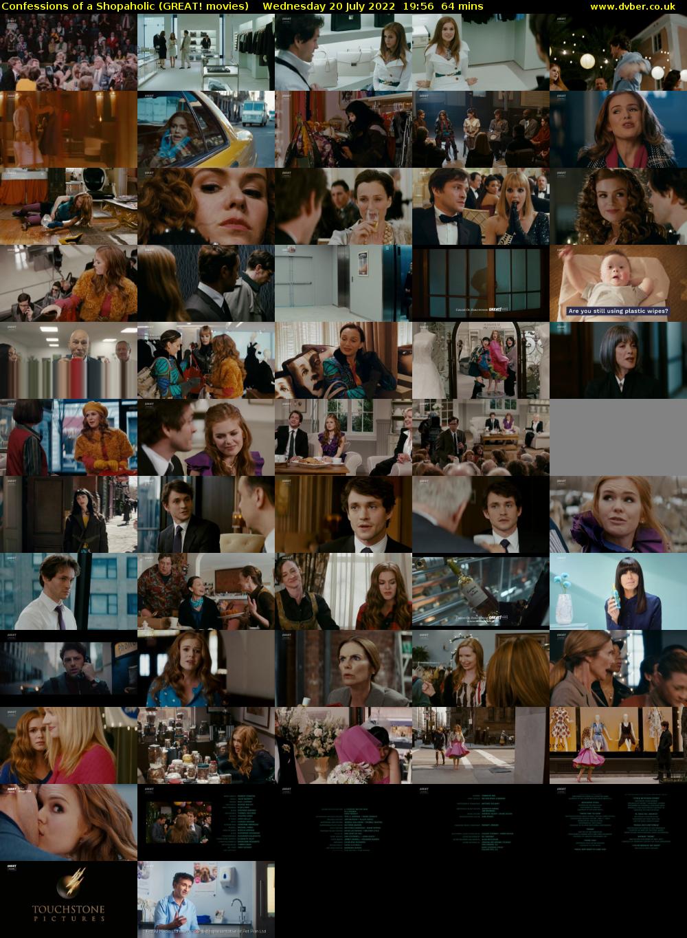 Confessions Of A Shopaholic (GREAT! movies) Wednesday 20 July 2022 19:56 - 21:00