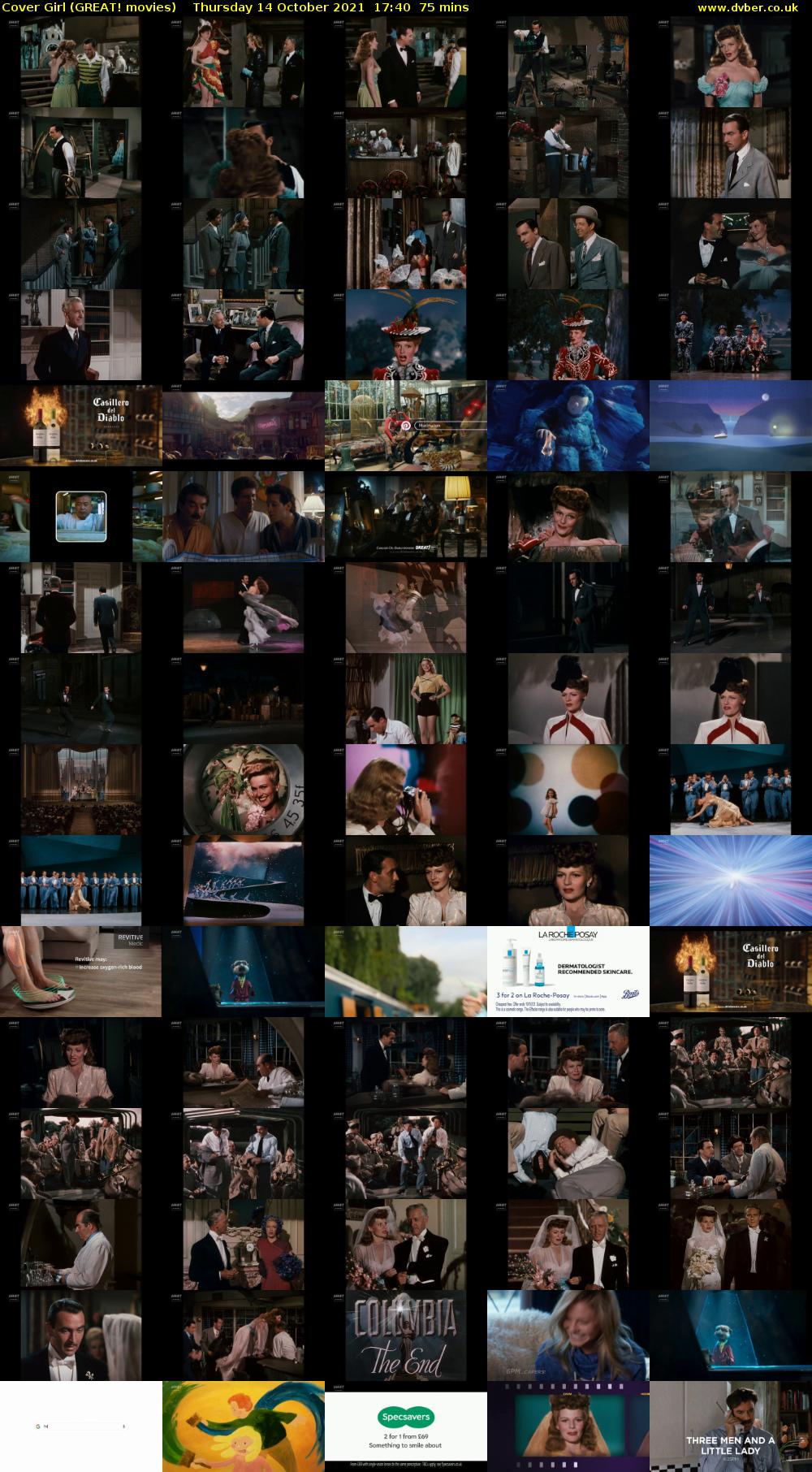 Cover Girl (GREAT! movies) Thursday 14 October 2021 17:40 - 18:55