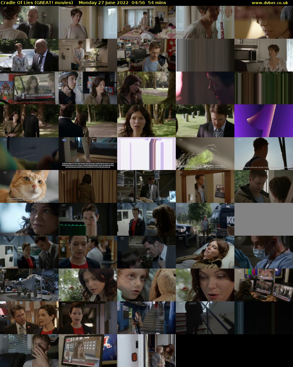Cradle Of Lies (GREAT! movies) Monday 27 June 2022 04:56 - 05:50