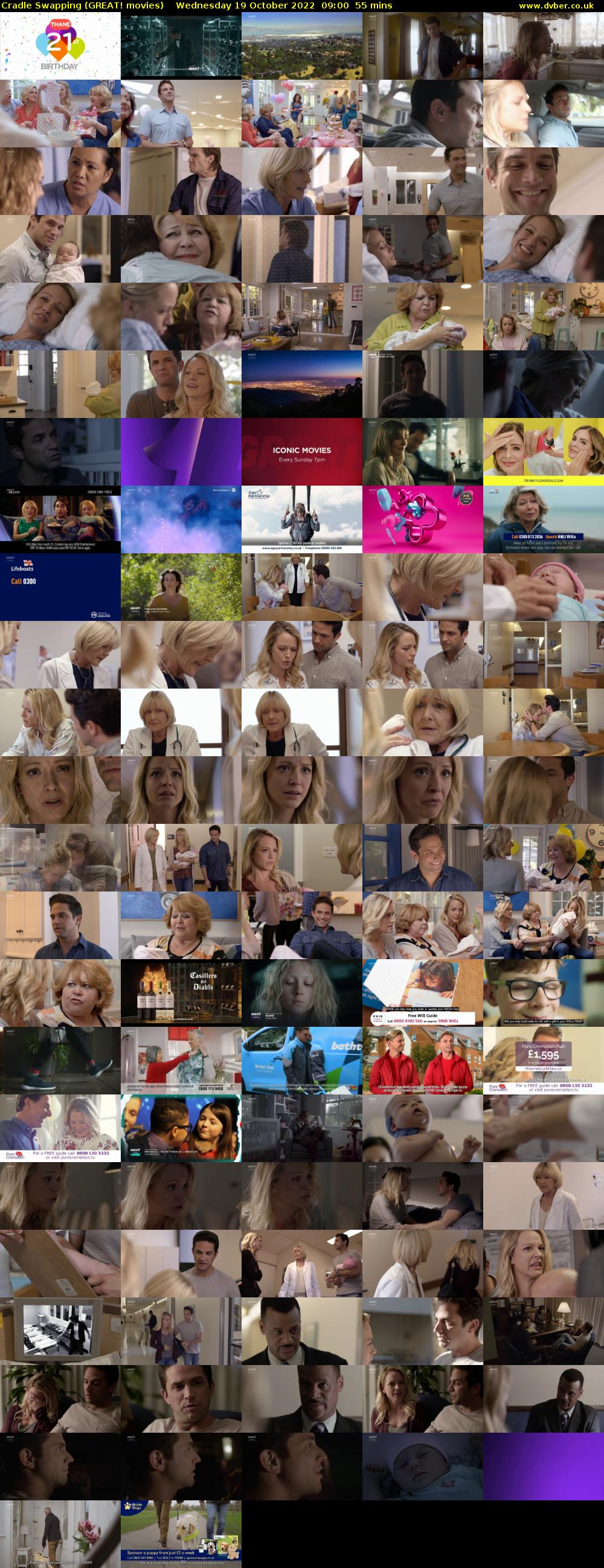 Cradle Swapping (GREAT! movies) Wednesday 19 October 2022 09:00 - 09:55