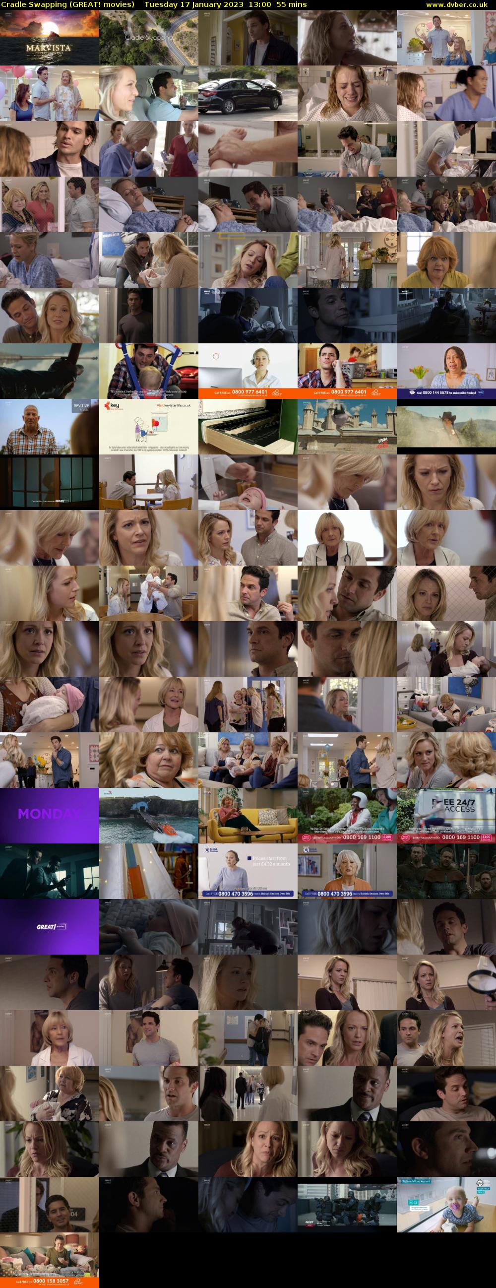 Cradle Swapping (GREAT! movies) Tuesday 17 January 2023 13:00 - 13:55