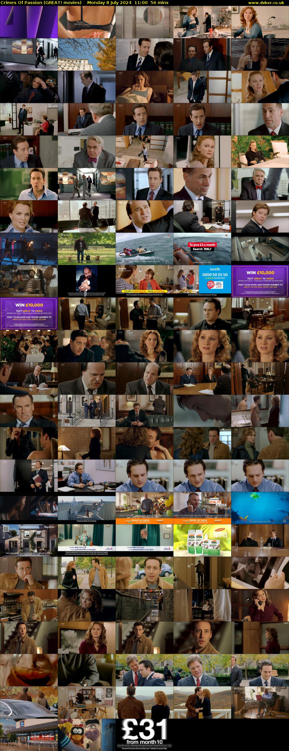 Crimes Of Passion (GREAT! movies) Monday 8 July 2024 11:00 - 11:56