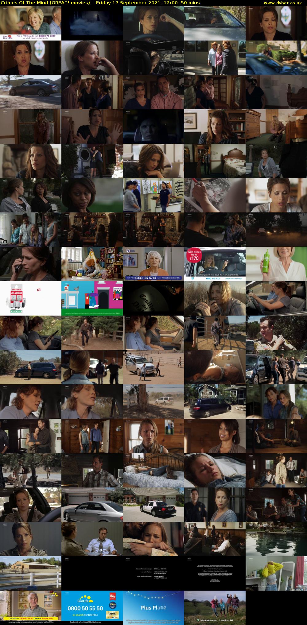 Crimes Of The Mind (GREAT! movies) Friday 17 September 2021 12:00 - 12:50