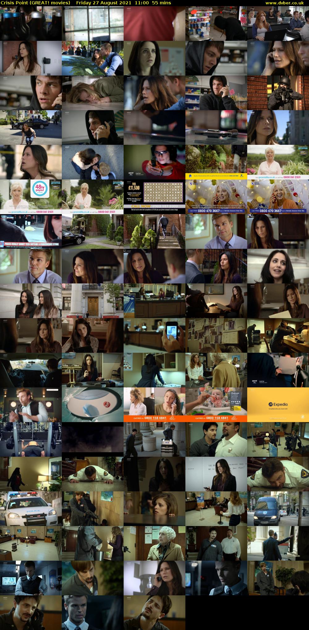 Crisis Point (GREAT! movies) Friday 27 August 2021 11:00 - 11:55