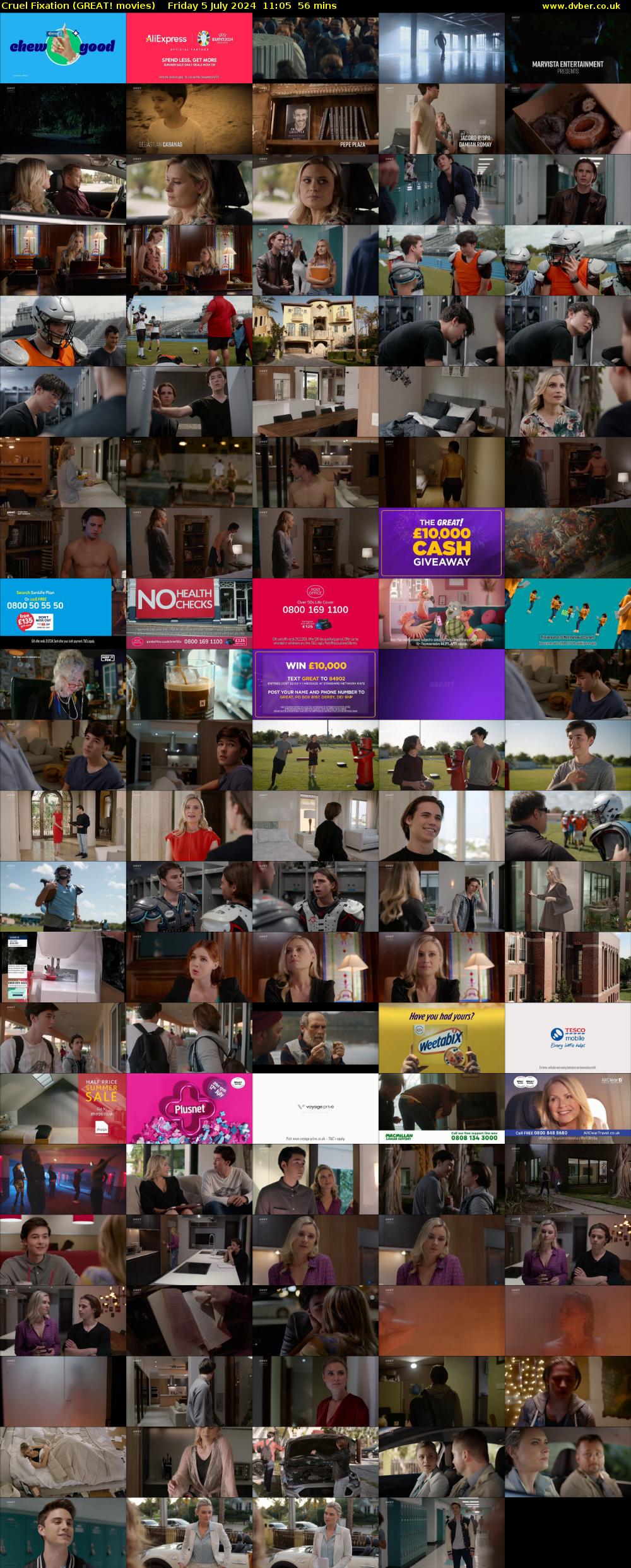 Cruel Fixation (GREAT! movies) Friday 5 July 2024 11:05 - 12:01