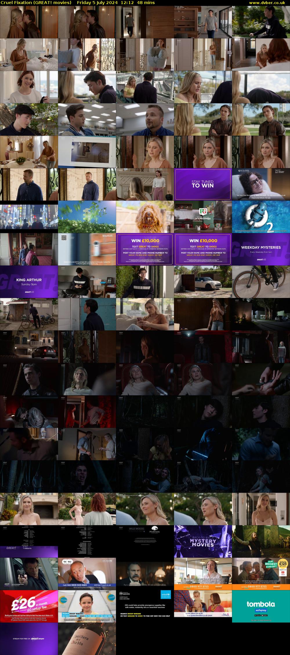 Cruel Fixation (GREAT! movies) Friday 5 July 2024 12:12 - 13:00