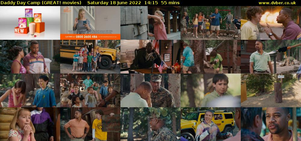 Daddy Day Camp (GREAT! movies) Saturday 18 June 2022 14:15 - 15:10