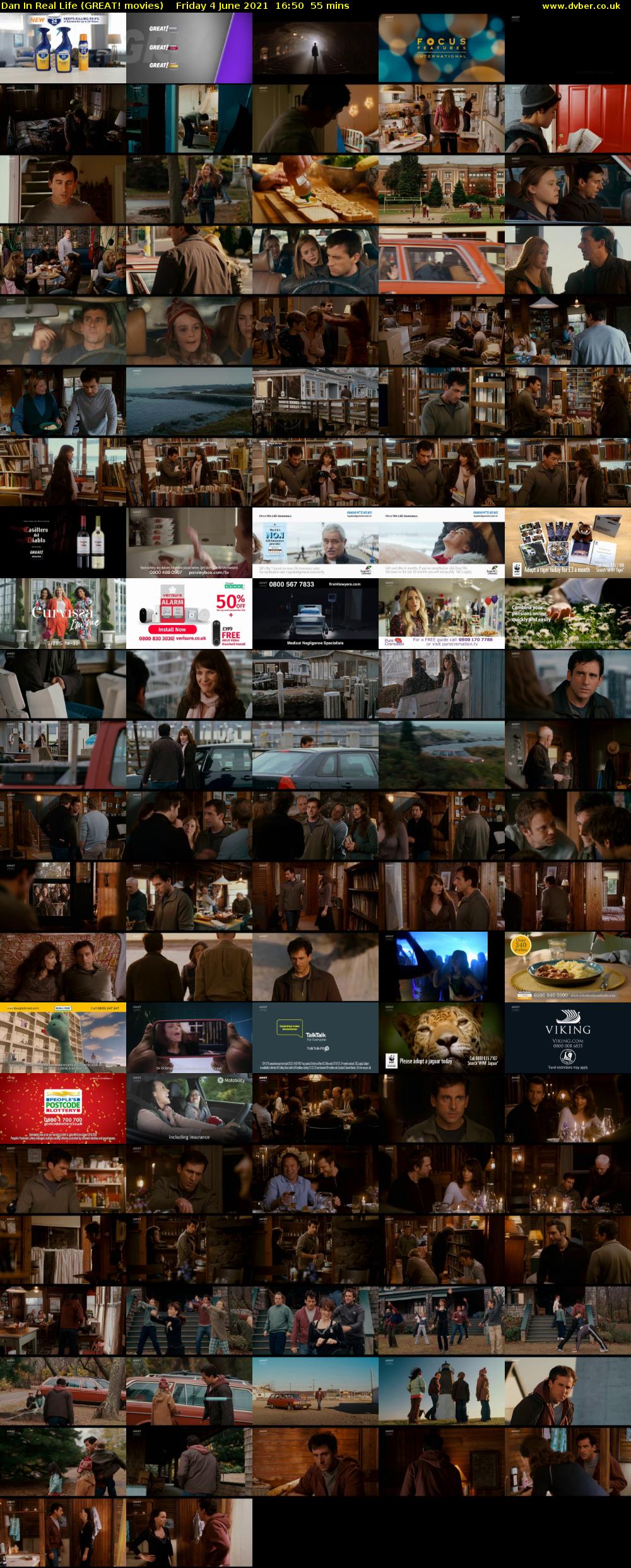 Dan In Real Life (GREAT! movies) Friday 4 June 2021 16:50 - 17:45