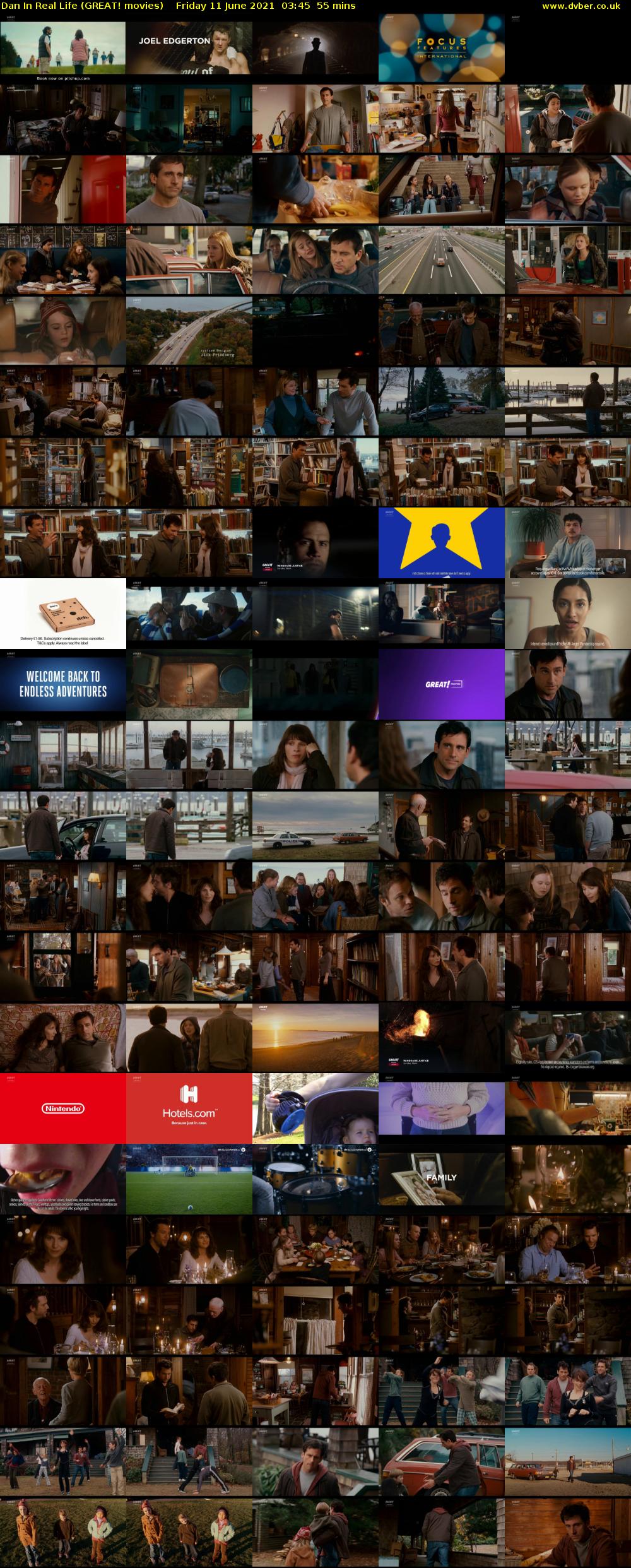 Dan In Real Life (GREAT! movies) Friday 11 June 2021 03:45 - 04:40