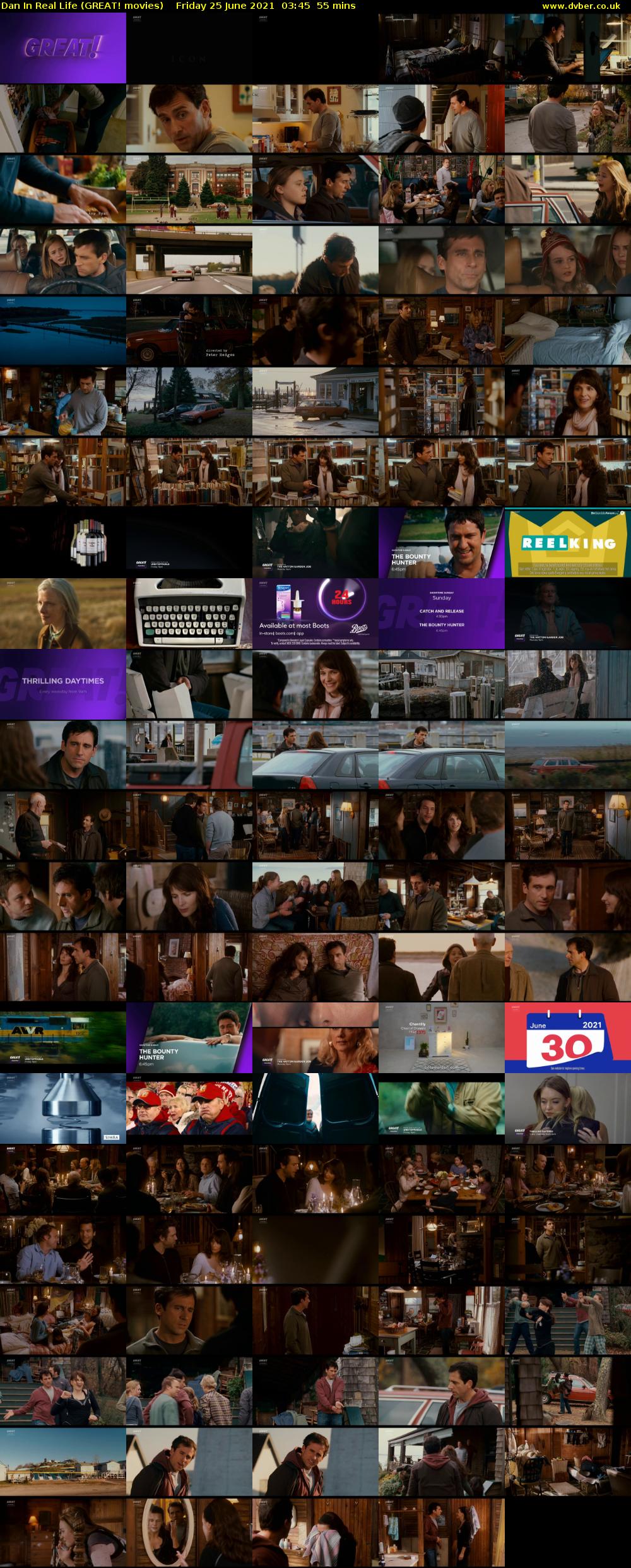 Dan In Real Life (GREAT! movies) Friday 25 June 2021 03:45 - 04:40