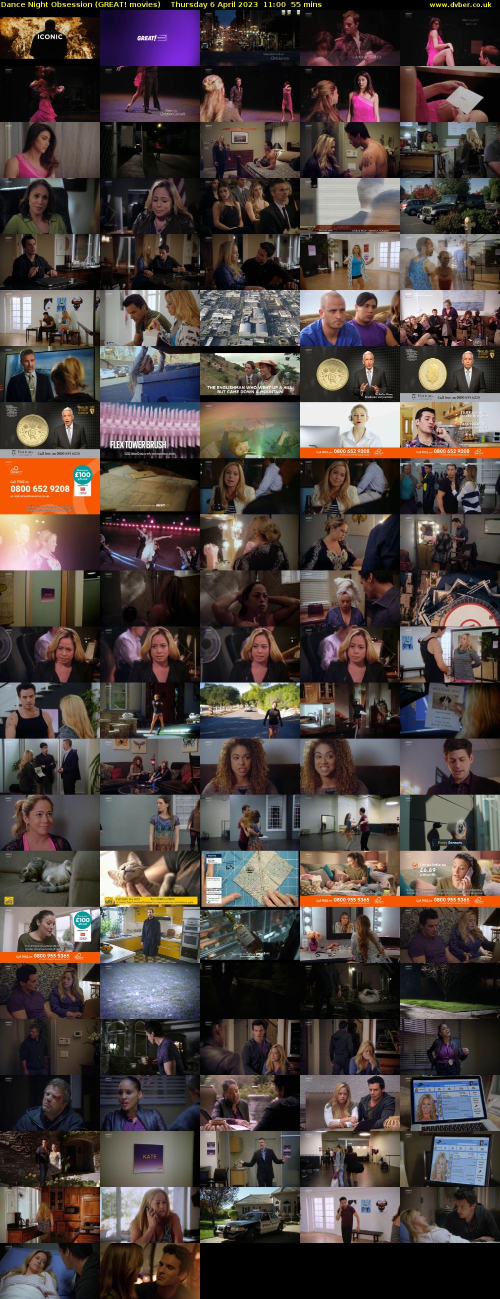 Dance Night Obsession (GREAT! movies) Thursday 6 April 2023 11:00 - 11:55