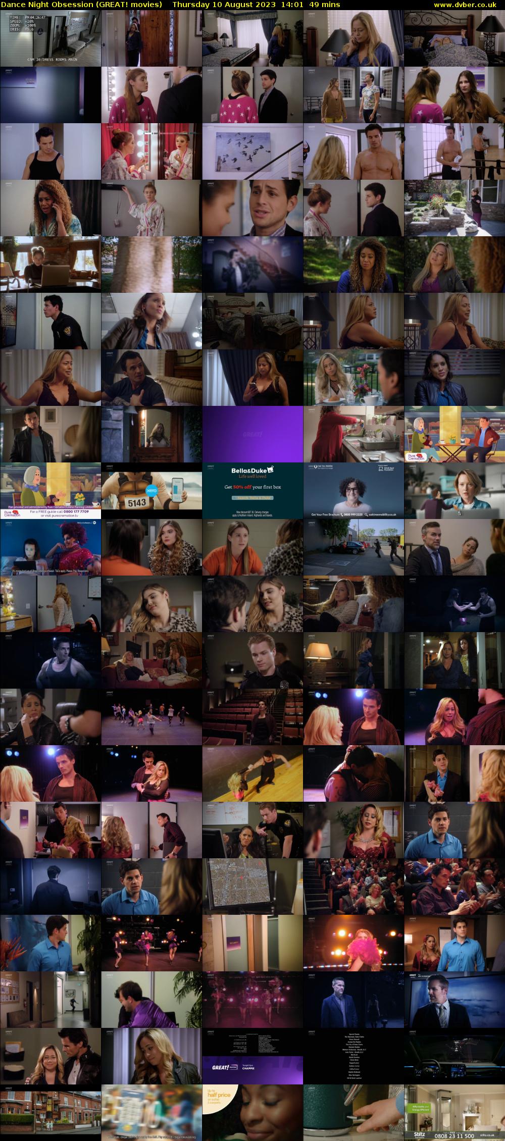 Dance Night Obsession (GREAT! movies) Thursday 10 August 2023 14:01 - 14:50