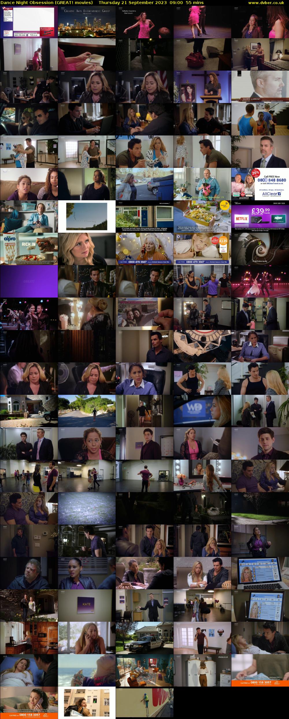 Dance Night Obsession (GREAT! movies) Thursday 21 September 2023 09:00 - 09:55