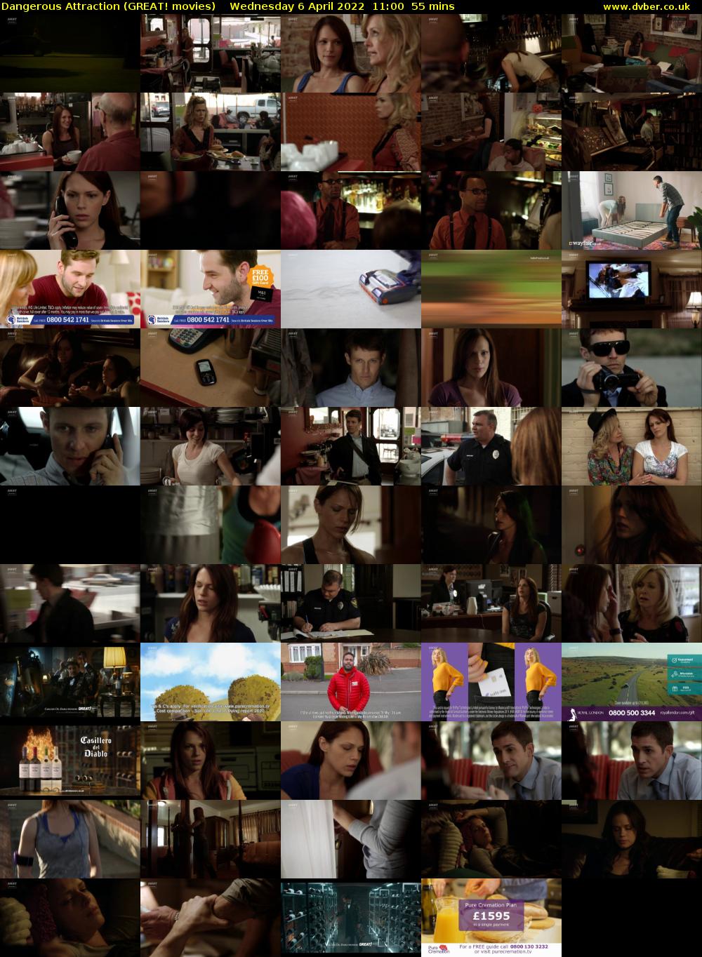 Dangerous Attraction (GREAT! movies) Wednesday 6 April 2022 11:00 - 11:55
