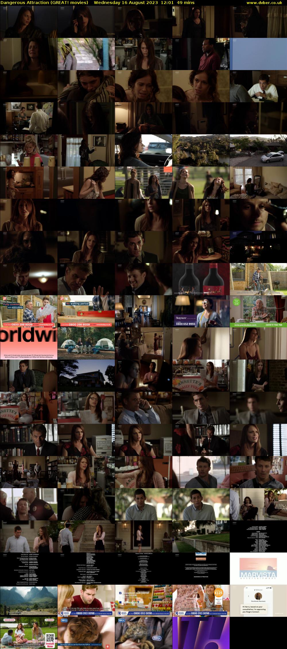 Dangerous Attraction (GREAT! movies) Wednesday 16 August 2023 12:01 - 12:50