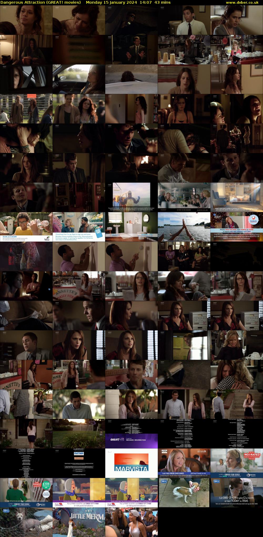 Dangerous Attraction (GREAT! movies) Monday 15 January 2024 14:07 - 14:50