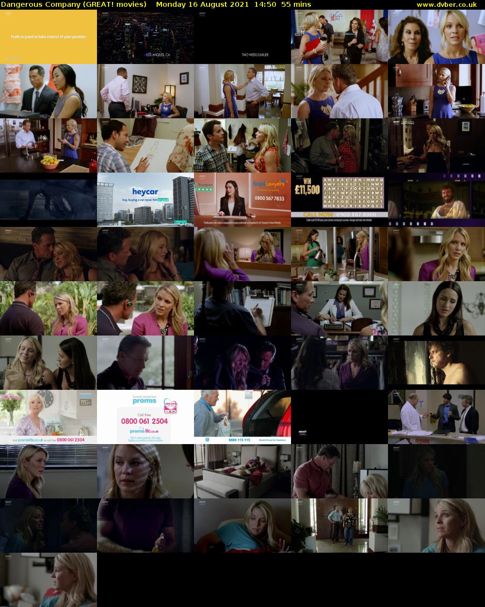 Dangerous Company (GREAT! movies) Monday 16 August 2021 14:50 - 15:45