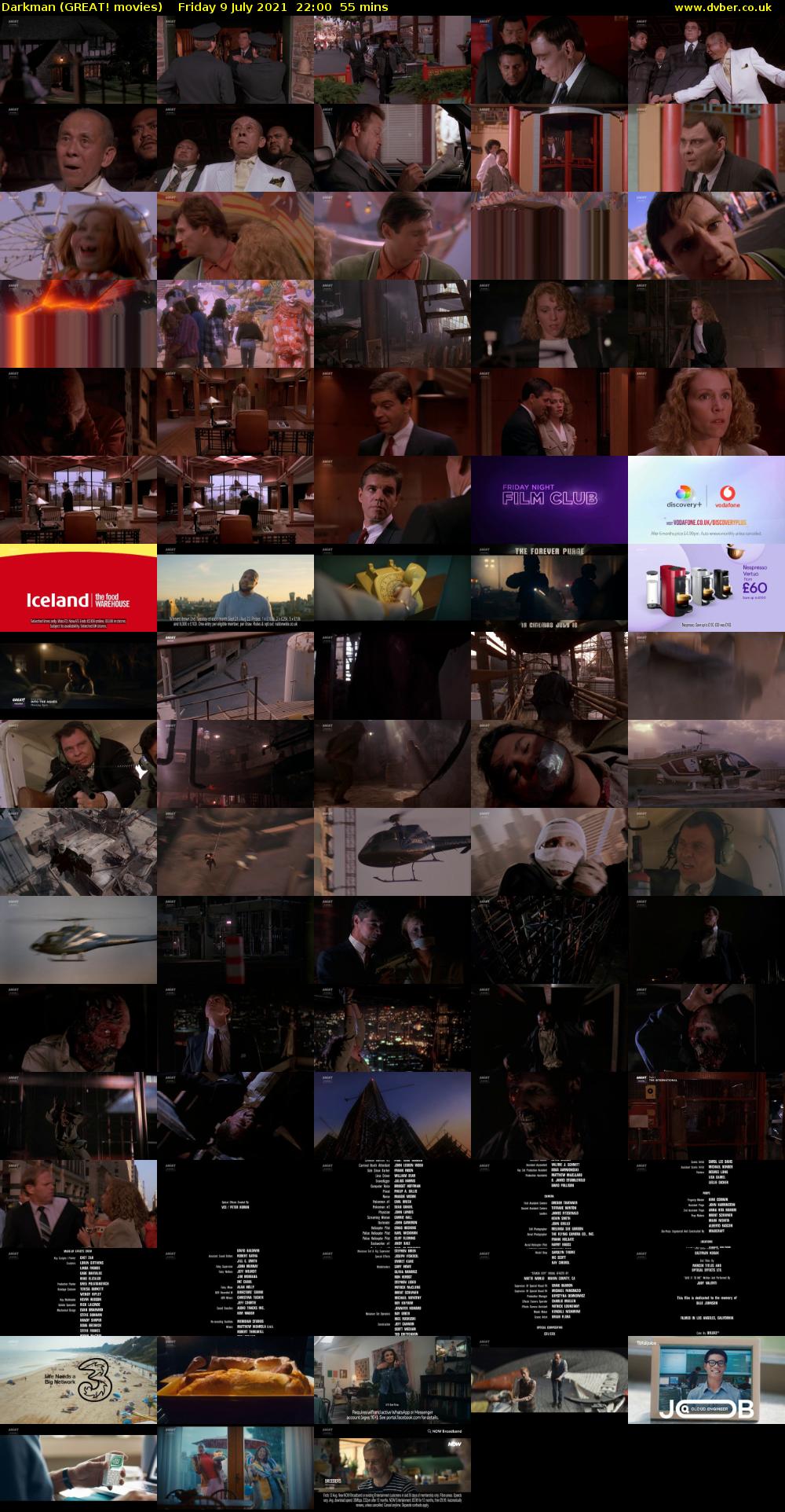 Darkman (GREAT! movies) Friday 9 July 2021 22:00 - 22:55