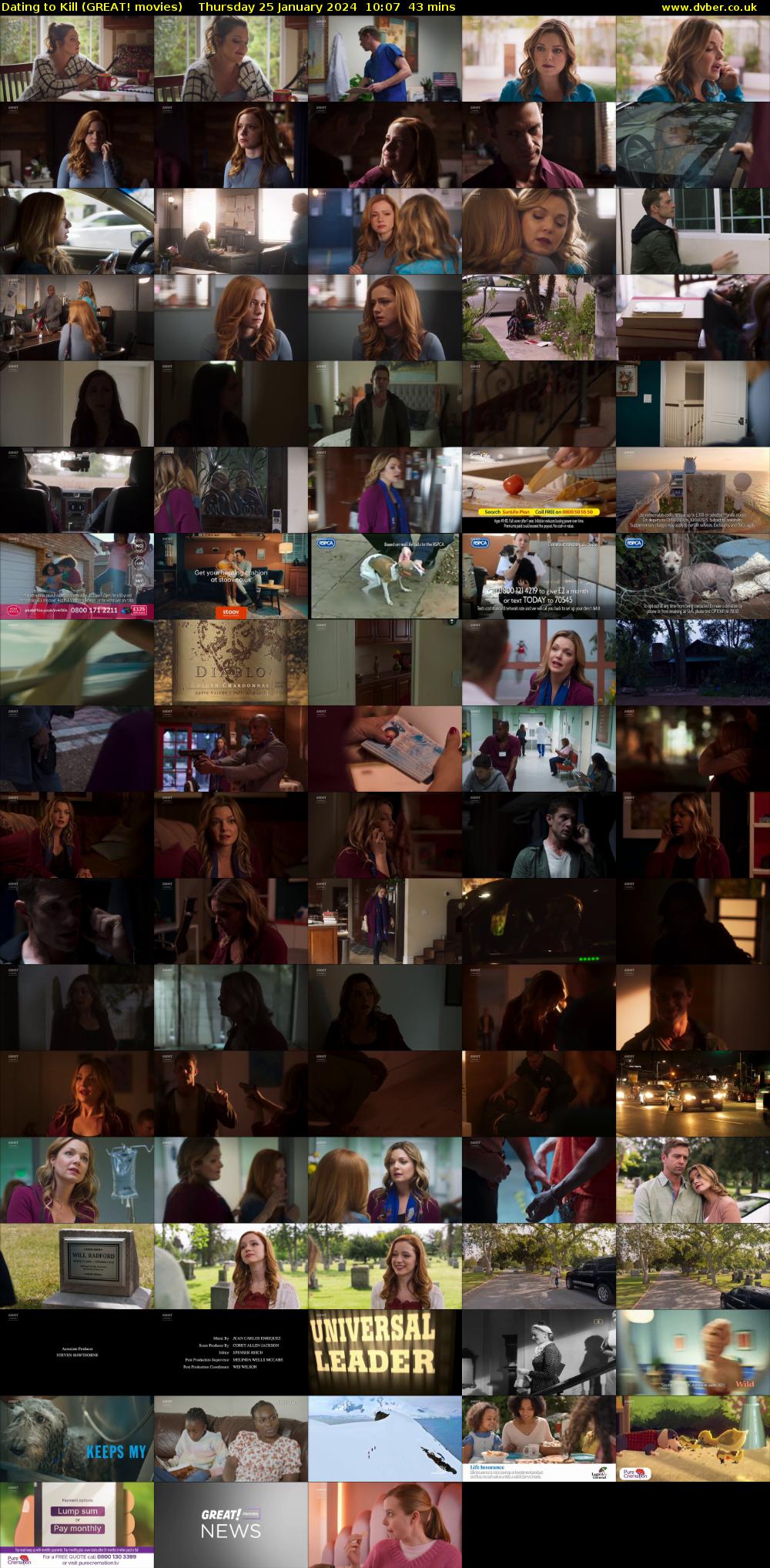 Dating to Kill (GREAT! movies) Thursday 25 January 2024 10:07 - 10:50